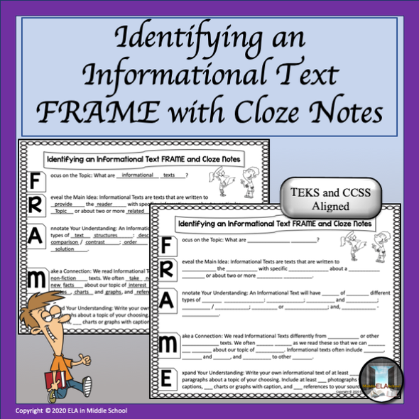 Informational Texts and Their Structures: FRAMEs, Cloze Notes, and a Prezi
